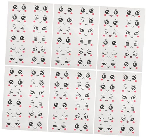 OFFIGAM 10blätter Easter Sticker Mit Kreativen Lustigen Gesichtern Zum Dekorieren Von Ostereiern Karten Und Bastelprojekten Für Fröhliche Osterfeiern