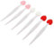 PACKOVE 6 Stück Reinigungsbürste Lippenwäscher Sanft Schrubben Herstellung Wesen Lippenpeeling-Tool Lippenpinsel Peeling-Gesichtswäscher Gesichtshautpeeling Gesichtsputzbürste Kieselgel