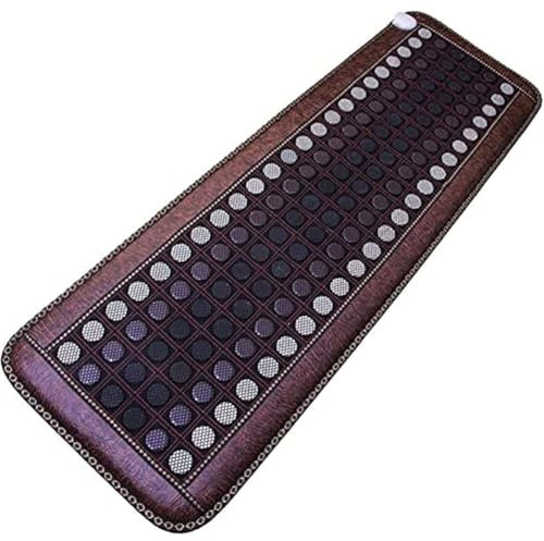 Far Infrared Heating Pad,Heating Pad Natural Jade And Tourmaline,Heat Therapy With Jade,Jade Stone Far Infrared Heating Pad For Back,Relieve Pain And Relax For Home Office,Adjustable Temp(Color:D)