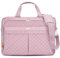 WIRABO 17,3 Zoll Laptoptasche Damen Herren, Laptop Bag, Wasserdichte Aktentasche für Geschäftsreisen, Schule, Arbeitstasche (Hellviolett Pro – Robustere Metallösen für höhere Belastung, 17.3 Zoll)