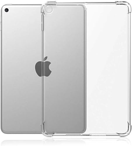 ZUHSH Clear TPU Silicon Case for iPad Mini 4 & 5, 7.9'' Models (A1538, A1550, A2133, A2124, A2125, A2126) Transparent, Soft, Environment-friendly, Tear-resistant, Flexible, Bumper Gel Case.
