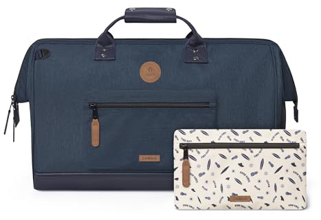 CABAIA - Reisetasche Duffle Adventurer 36L - Handgepäck 45x30x29 cm - Wasserabweisend & Vegan - 2 Taschen - Schuhfach - Weekender & Sporttasche für Damen & Herren