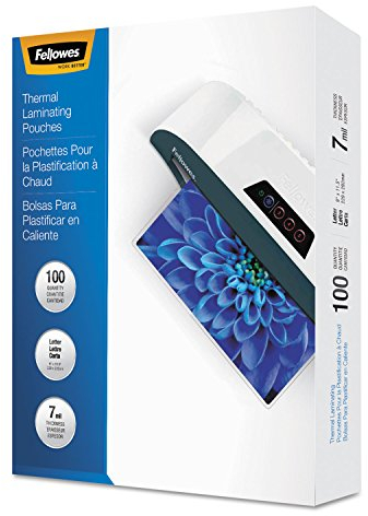 Fellowes 52041 Laminating Pouches 7mil 11 1/2 x 9 100/Pack
