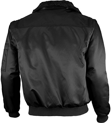 Qualitex - Pilotenjacke 4 in 1, Schwarz, L