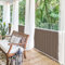 BALCONIO Balkon Sichtschutz wasserabweisend Balkonbespannung Balkonabdeckung für Balkon Terrasse aus Polyester-Braun-500 x 85 cm