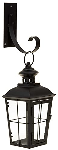 SIDCO Laterne Wandlaterne mit Wand Halterung Wandleuchter Windlicht Kerzenhalter