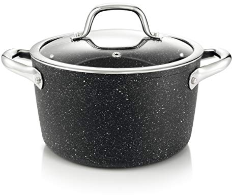 Tescoma 780323 President Stone Pentola con Coperchio, 20 cm