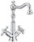 Roca A5A844BC00 Mezclador Bimando Cocina, Coleccion Carmen, Caño Giratorio, Cromo