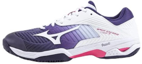 Mizuno Onda Supera Tour 3 CC, Scarpe da Tennis Donna, Viola Astrale Aura Bianco Aurorapink 14, 40.5 EU