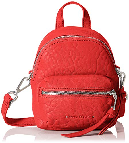 Marc O'Polo Damen Fine Rucksack Rot (Lipstick Red)