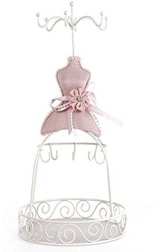 Schmuckständer, Schmuck Display Rack, Ohrringe Halskette Ring Modell Kleid Schuhe mit hohen Absätzen Schmuckhalter Ständer Display für viele Arten von Schmuck zum