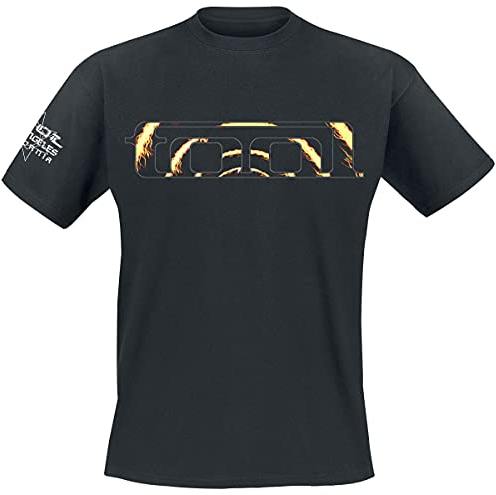 Tool T Shirt Flame Spiral Band Logo Official Unisex Black L