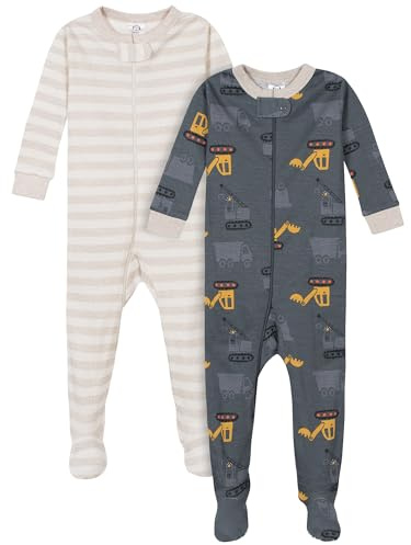 Gerber Baby - Jungen 06738216a Baby- & Kleinkind-Schlafanzüge (2er Pack)