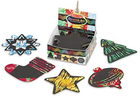 Melissa & Doug Kratzkunst - Ozean Mini -Notizzettel Feiertage| Künstlerbedarf | 3+ | Geschenk für Jungs oder Mädchen