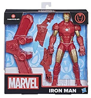 Hasbro Marvel Iron Man Toy 9.5-inch Action Super Heroes Figure and Gear
