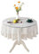 Runde weiße Spitze Tischdecke Vintage Classic Lace Lightweight Tischdecke Tischdekoration 150cm Rund