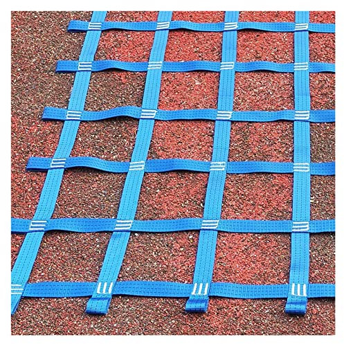 Kletternetz Seil,Spielplatz Schaukelseil Leiter Netz,Kletterwand Strickleiter Erwachsene Schwingen Baumhaus HäNgematten Spielturm Kinderzimmer,füR Kinder Garten Indoor Outdoor,Blau