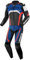 Bogotto Misano 2-Teiler Motorrad Lederkombi, schwarz/weiß/rot/blau, 56