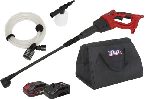 Sealey 20V 2Ah SV20 Series Cordless Pressure Washer Kit - CP20VPWKIT1