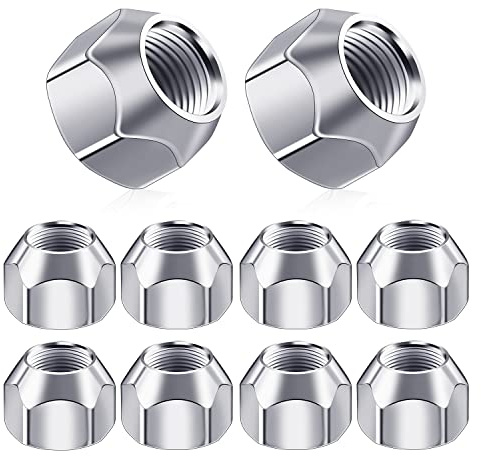 10pcs 1/2 x20 Inch 509 Tire Lugs Open End Acorn Nut for Trailers