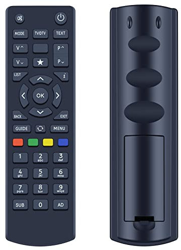 TCNOUMT Mando a distancia de repuesto compatible con MANHATTAN 2-DH1410-MTT DH1410 HD-T2 HD-S2 HDT2 HDS2