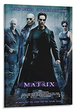 Matrix-Poster, dekoratives Gemälde, Leinwand, Wandposter und Kunstbild, modernes Familien-Schlafzimmer, Deko-Poster, 20 x 30 cm, Matrix-Poster, Matrix-Poster, Leinwand, Kunst, Poster, Bild
