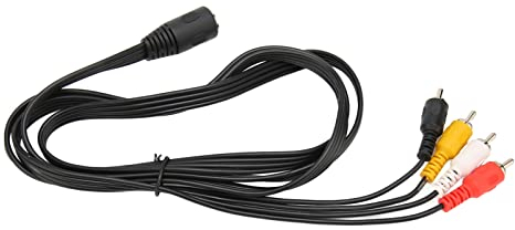 5 Pin DIN to 4 RCA Cable, Durable Female to Male Plug And Play Sound Adapter Cord, Plug And Play, for CD Amplifier Speaker, 4.9ft