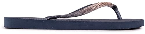 Havaianas Damen Square Glitter Flip-Flops Sandalen Blau 35-36 EU