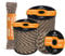 Abma Cord Paracord 550 4mm 15M 100% Nylon Seil Typ III Schnur mit 7 Kern für Basteln, Camping, Survival, Outdoor - Max. 250kg (550lbs) - Forest Camo