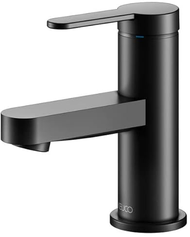 Keuco Waschtisch-Einhebelmischer 60 IXMO Flat Ausl. 89mm, o. Abl.garn, schwarz matt
