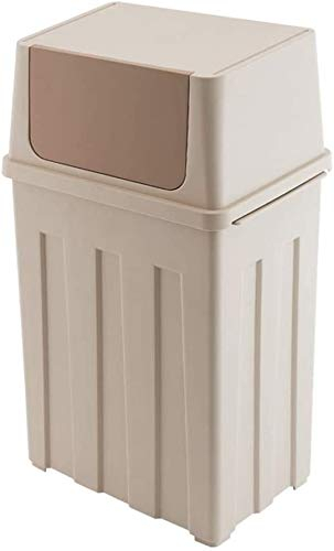 CULPRT Poubelle, Poubelle de La Tribu de Poubelle, Poubelle, Haute Capacité En Plastique, Poubelle/Couleur Kaki/A.