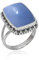 Veracity Jewelry 925 Sterling Silver Gemstone Statement Rings – Gift For Birthday Wedding Anniversary Mother's Day Ring – Vintage Boho Style Handmade Gifts (Angelite)