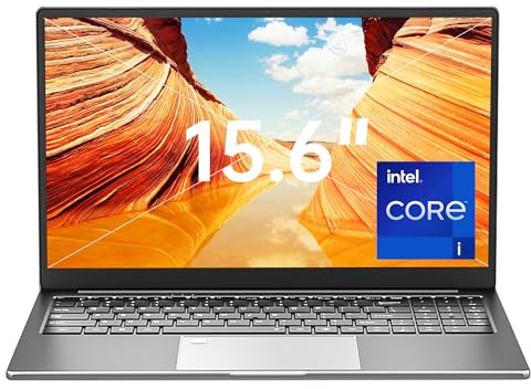15.6 inch Laptop Windows 11, Portable Notebook Office PC, 16GB RAM 512GB SSD IPS Metal Ultrabook, Intel Core i7-1260P Processor Computer, 12C/16T,up to 4.7 GHz