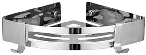 Mikoquette Duschablage Bohren, abnehmbar Badezimmer Organizer, Badezimmer Regal, Dreieckige Badezimmerablage, Badregal für Küche und Badezimmer (Weiss)