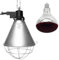 NCC-Licht Aufzuchtleuchte Wärmelampe Wärmestrahler Infrarot Rotlicht BR125 150W Rot für Tiere Hühner Ferkel Schutzkorb 5m Kabel & Stecker