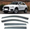 ZLxsmy 4 Stück Auto Windabweiser Deflektor für Audi Q3 2013-2018,Seitentür Stick-On Regen Deflektor für Auto Wind Deflektoren,Fahrzeug-spezifisches Zubehör