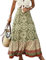 EMOTTOS Jupe Bohème Longue Femme, Taille Haute Elastique, Maxi Jupon éTé, DéContractéE Pour Plage Et Vacances, Vert M