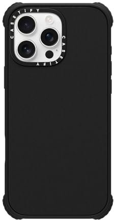 CASETiFY Ultra Impact iPhone 16 Pro Max Case [Strong Slim / 11.5ft 5X Militray Grade Drop Protection/Compatible with Magsafe] - Matte Black