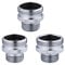 LUOFANT Ball Head Shower Arm Adapter Converts Old Head to 1/2 Standard Shower Head Thread, 14UN 16UN for Most Older Ball Head Shower Arms (3 Models)