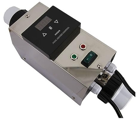 Riscaldatore della Piscina, Piscina elettrica del riscaldatore della Piscina 3KW e scaldabagno della Vasca di Riscaldamento del Bagno della Stazione termale, Accessori della Piscina del termostato