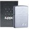 Zippo Feuerzeug mit Gravur, personalisierte Geschenke Männer, Hochzeitstag Geschenk für Mann Freund, Sturmfeuerzeug Männergeschenke, Geburtstagsgeschenk Zippo Zubehör (Initialen klein)
