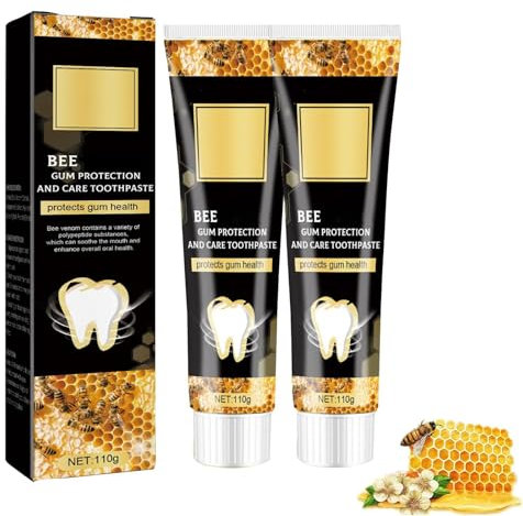 Bienengift Zahnpasta,Bienengift Zahnfleischpflege Zahnpasta Tiefenreinigung Zahnstein Flecken Zahnstein Geruch Frischer Atem Whitening Zahnpasta (2)