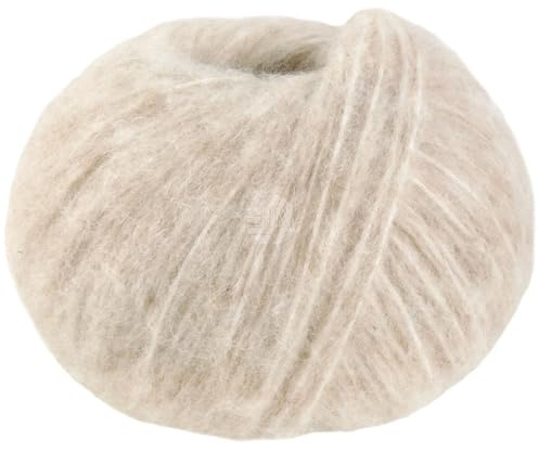LANA GROSSA Alpaca Air II | Leichtes Schlauchgarn mit Baumwolle | Handstrickgarn aus 50% Alpaka (Baby), 27% Polyamid, 14% Baumwolle & 9% Schurwolle (Merino) | 50g Wolle, Stricken & Häkeln | 140m FB 2