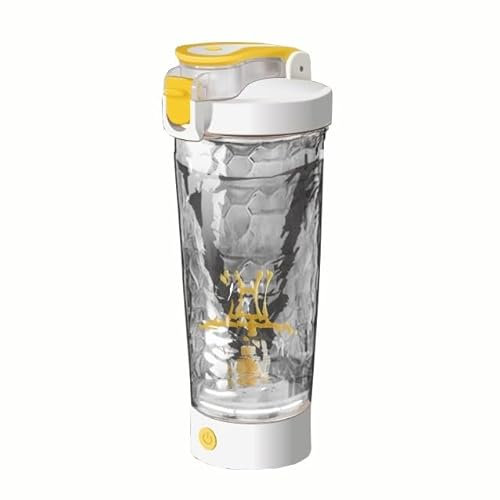 MYNVY electric protein shaker Shaker Bottle–Rechargeable, Powerful for Smooth Protein Shakes – includes Supplement Storage,700ml Cup(Color:c,Size:)