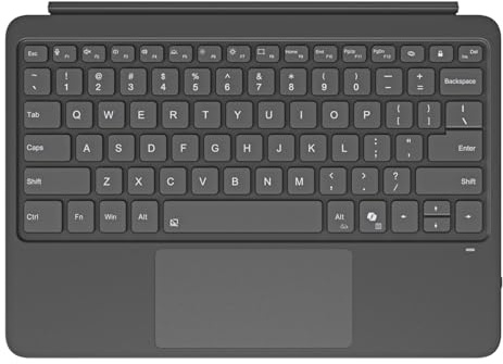 leleyo keyboard Wireless trackpad Backlit QWERTY for Microsoft Surface Pro 12, Gray