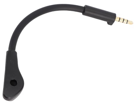 VBESTLIFE Ersatz-Game-Mic-Mikrofonarm für ROG Delta S/Delta S CORE/Animate Gaming-Headsets, Abnehmbares, Biegsames 3,5-mm-Mikrofon