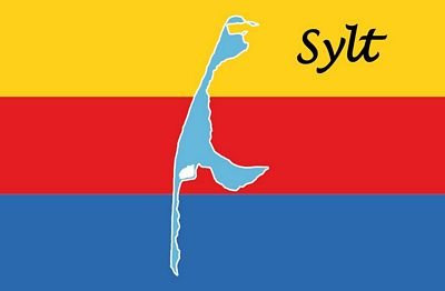 Autoaufkleber Sticker Fahne Sylt NEU Aufkleber