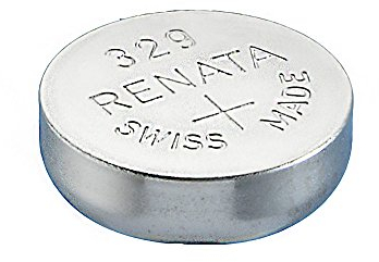One (1) X Renata 329 SR721SW Knopfzelle Silberoxid Uhrenbatterie 1,55 V Blisterpackung verpackt