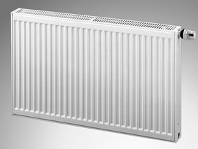 Purmo – Heizkörper Ersatz-Compact Typ 22, Höhe: 950 mm (Variante: Länge: 1400 mm – 55/45 ° A 1656 Watt)