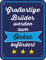 RAHMENLOS Original Blechschild Großartige Brüder Werden zum Onkel befördert.